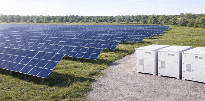 Torres de alta tensión y red de transmisión eléctrica