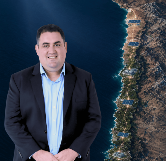 Carlos Guerrero, Gerente de Desarrollo de oEnergy, frente a infraestructura energética costera